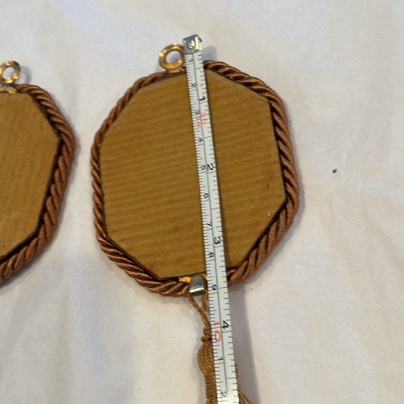 Cobalt Blue and Gold Man & Women Wall plaques and Old Change purse - Picture 5 of 11